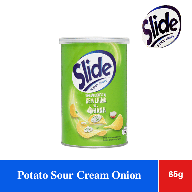 Slide Potato Sour Cream Onion Snack 75g x 28 Tubes wholesale product