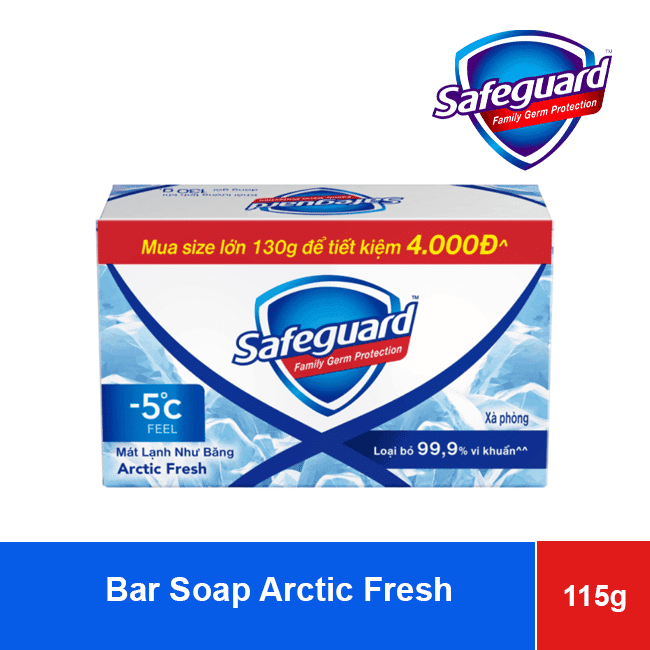 Safeguard Bar Soap Arctic Fresh 125g x 72 Boxes wholesale product