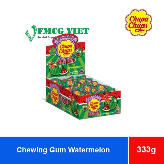 Chupa Chups Chewing Gum Bubble Watermelon 333g wholesale product