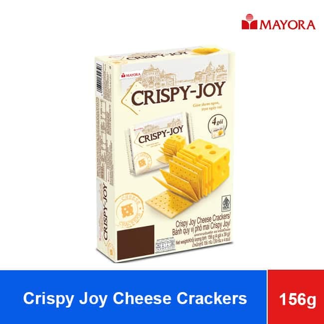 Crispy Joy Cheese Crackers 156g wholesale product