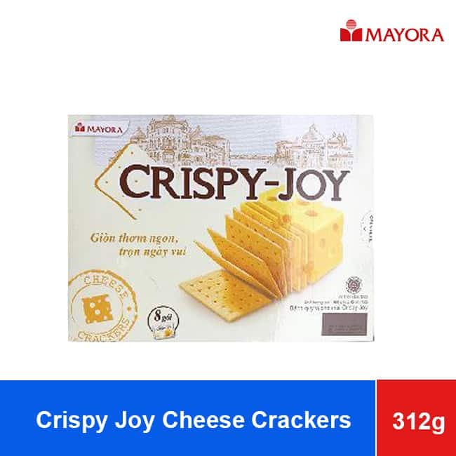 Crispy Joy Cheese Crackers 312g wholesale product