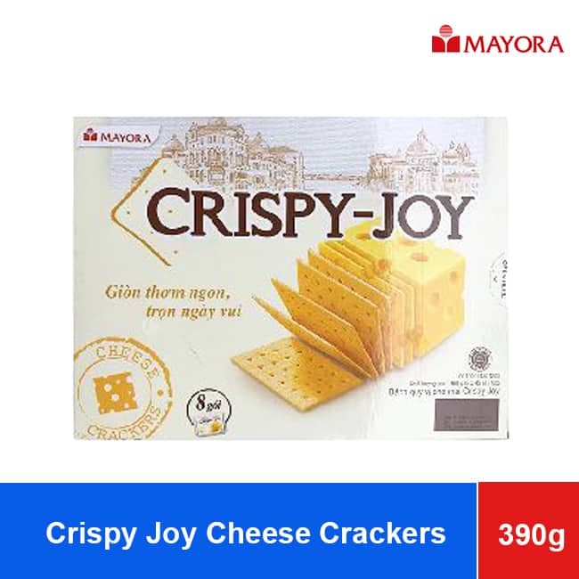 Crispy Joy Cheese Crackers 390g wholesale product