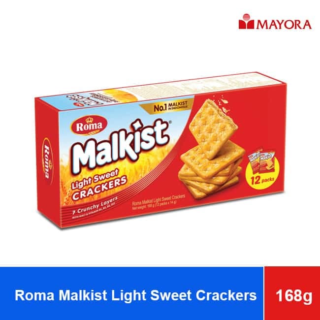 Roma Malkist Light Sweet Crackers 168gx16 wholesale product