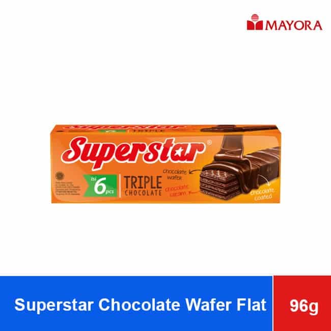 Superstar Chocolate Wafer Flat 96gx30 wholesale product