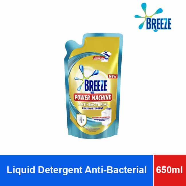 Breeze Detergent Liquid Antibacterial Powder Machine 650ml x 12 Bottles wholesale product