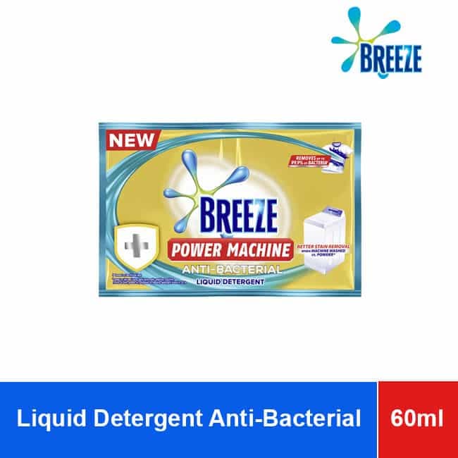 Breeze Liquid Detergent Antibacterial Power Machine 60ml x 108 Sachets wholesale product