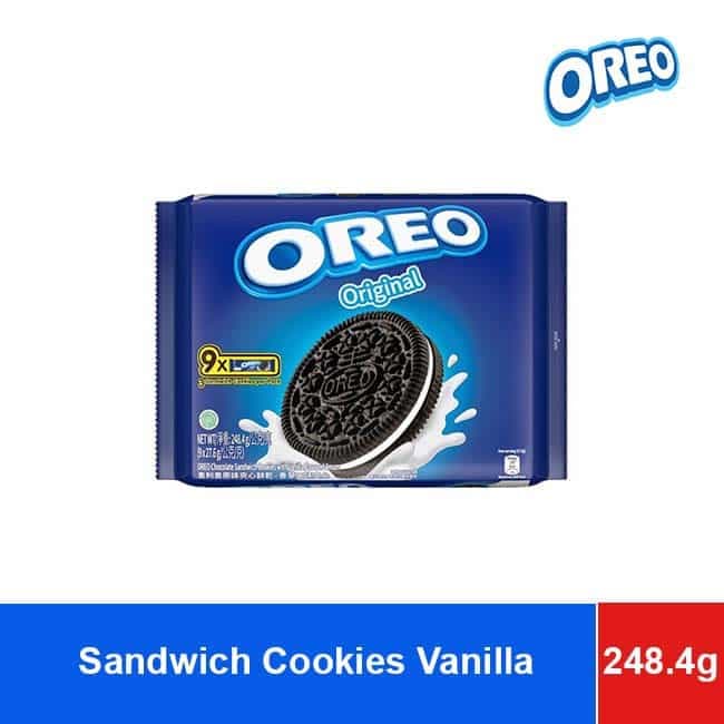 Oreo Sandwich Cookies with Vanilla Cream Original 248.4g x 12 Bags – Mostly Popular wholesale product