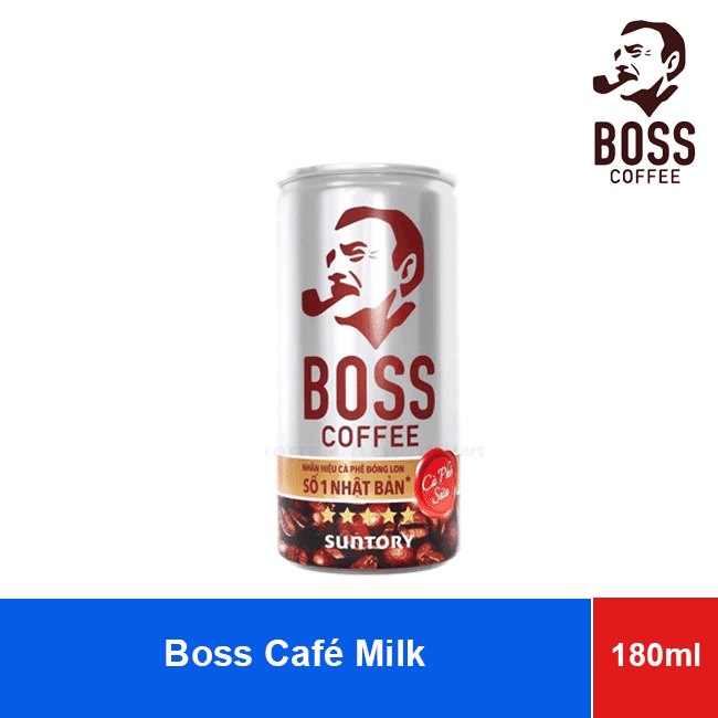 Boss Café Milk 180ml x 24 wholesale product