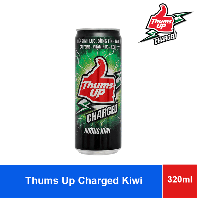 Thums Up Charged Kiwi 320ml wholesale product