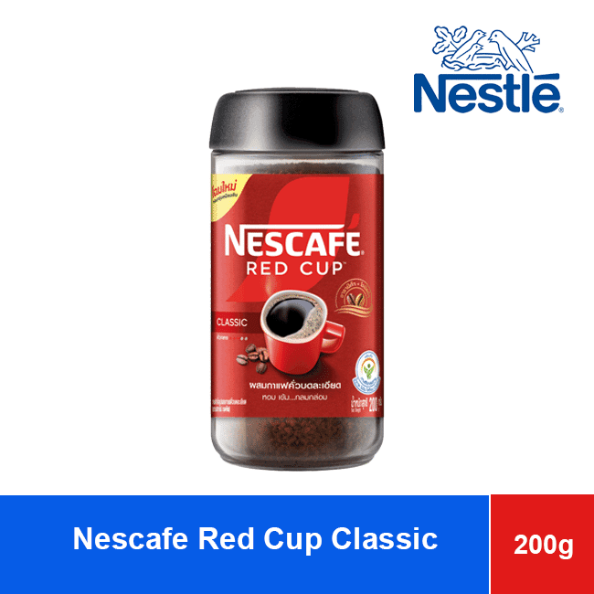 Nescafe Red Cup Classic Instant Coffee with Roasted Ground Coffee 200g wholesale product