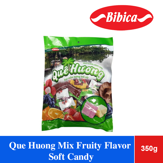 Bibica Que Huong Mix Fruity Flavor Soft Candy 350gx 20 Bags wholesale product