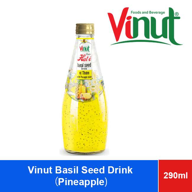 Vinut Basil Seed Drink Pineapple 290ml wholesale product