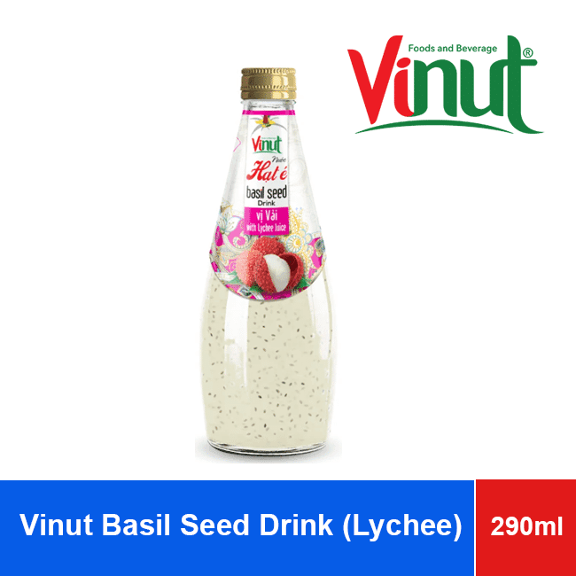 Vinut Basil Seed Drink Lychee 290ml wholesale product