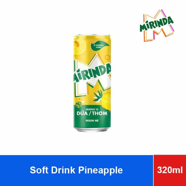 Mirinda Soft Drink Pineapple 320ml wholesale product