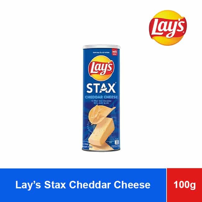 Lay’s Stax Potato Chips Snack Cheddar Cheese 100g x 16 Jars wholesale product