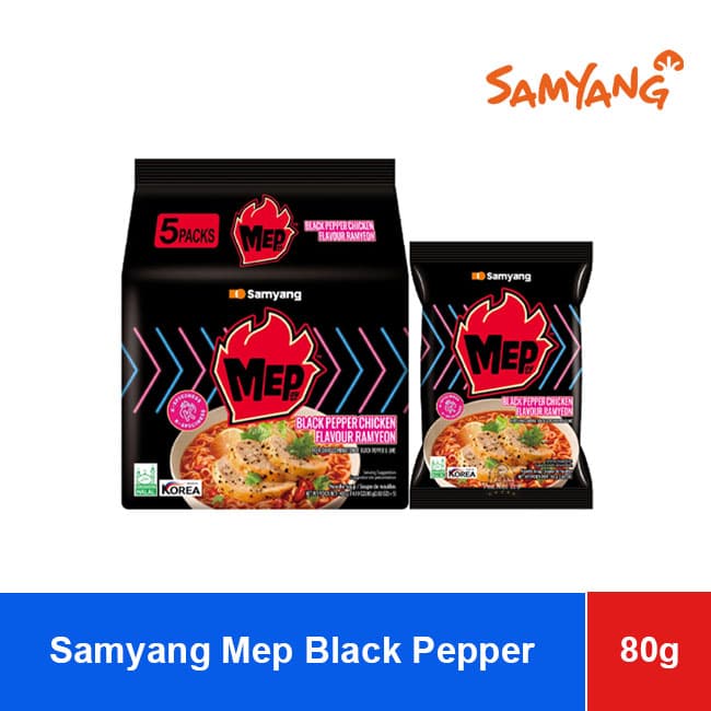 SamYang Mep Noodles Ramen Black Pepper Chicken 80g wholesale product