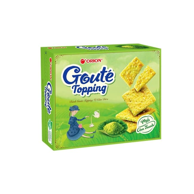 Goute Biscuit Green Rice Topping 320g x 8 Boxes wholesale product